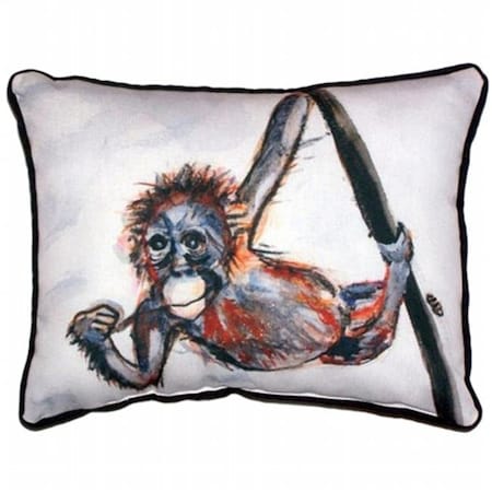 Monkey Large Indoor & Outdoor Pillow - 16 X 20 In.